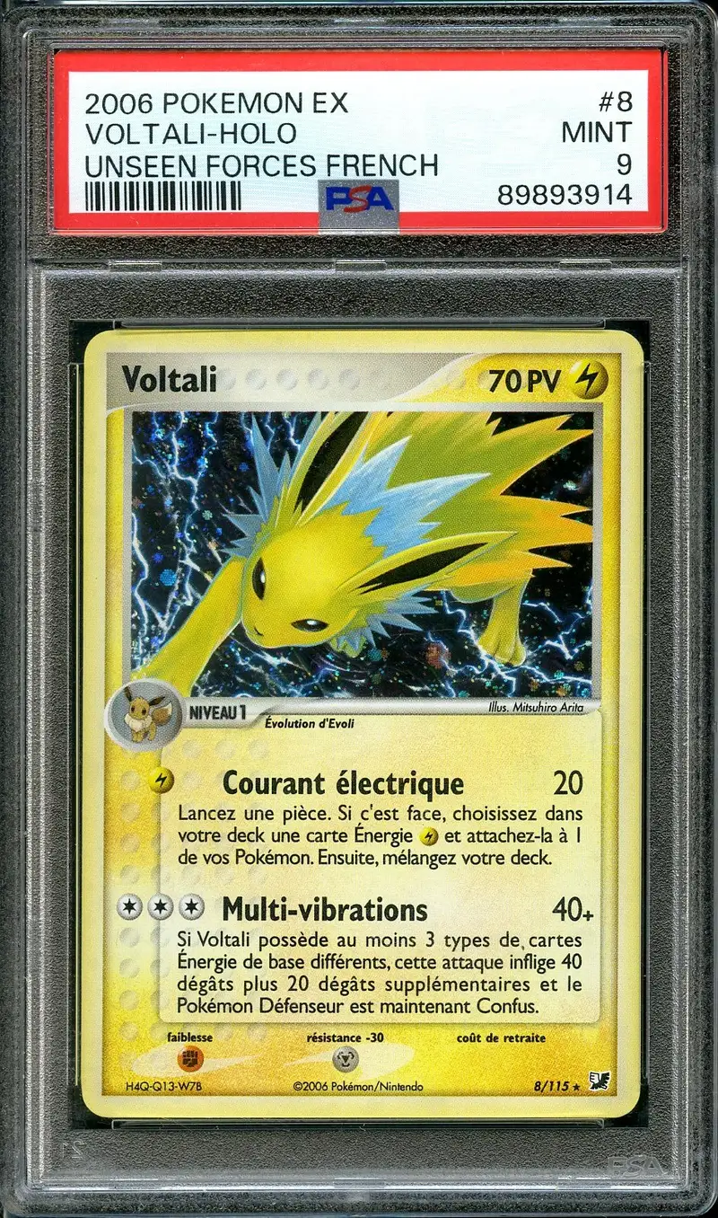 PSA 9 Voltali Holo
