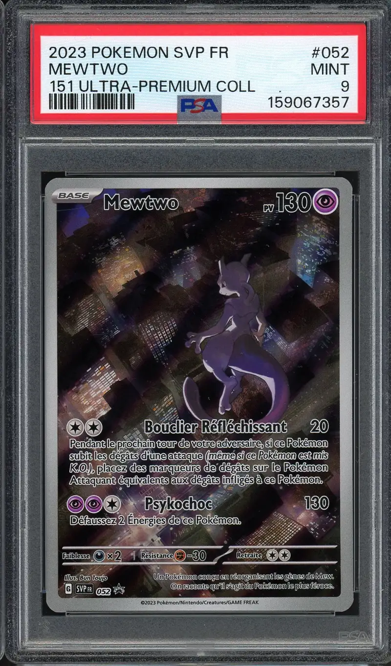 PSA 9 Mewtwo