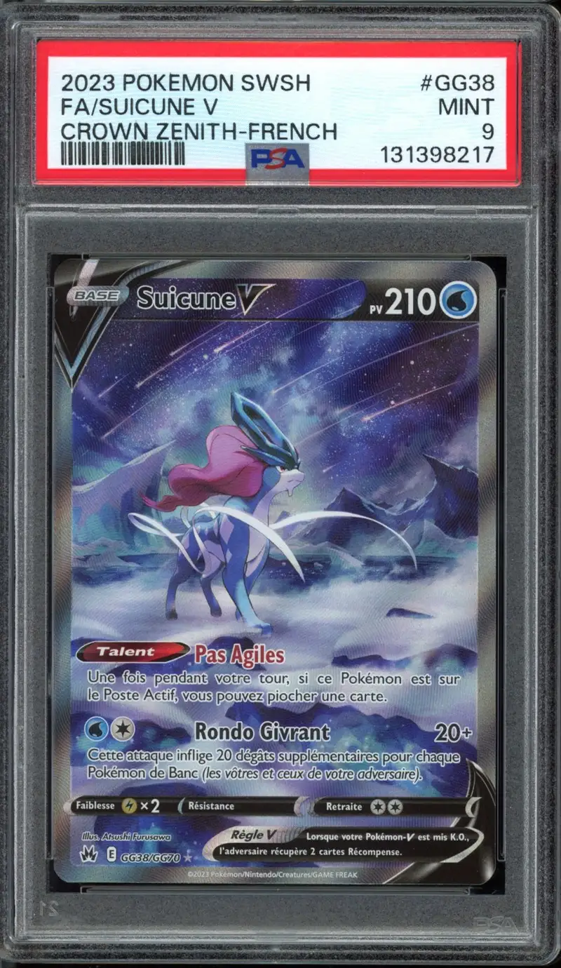 PSA 9 Suicune V