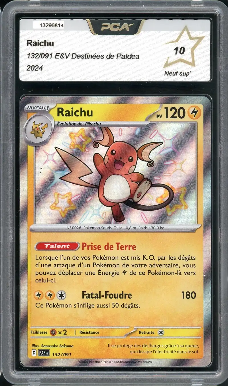 PCA 10 Raichu Shiny