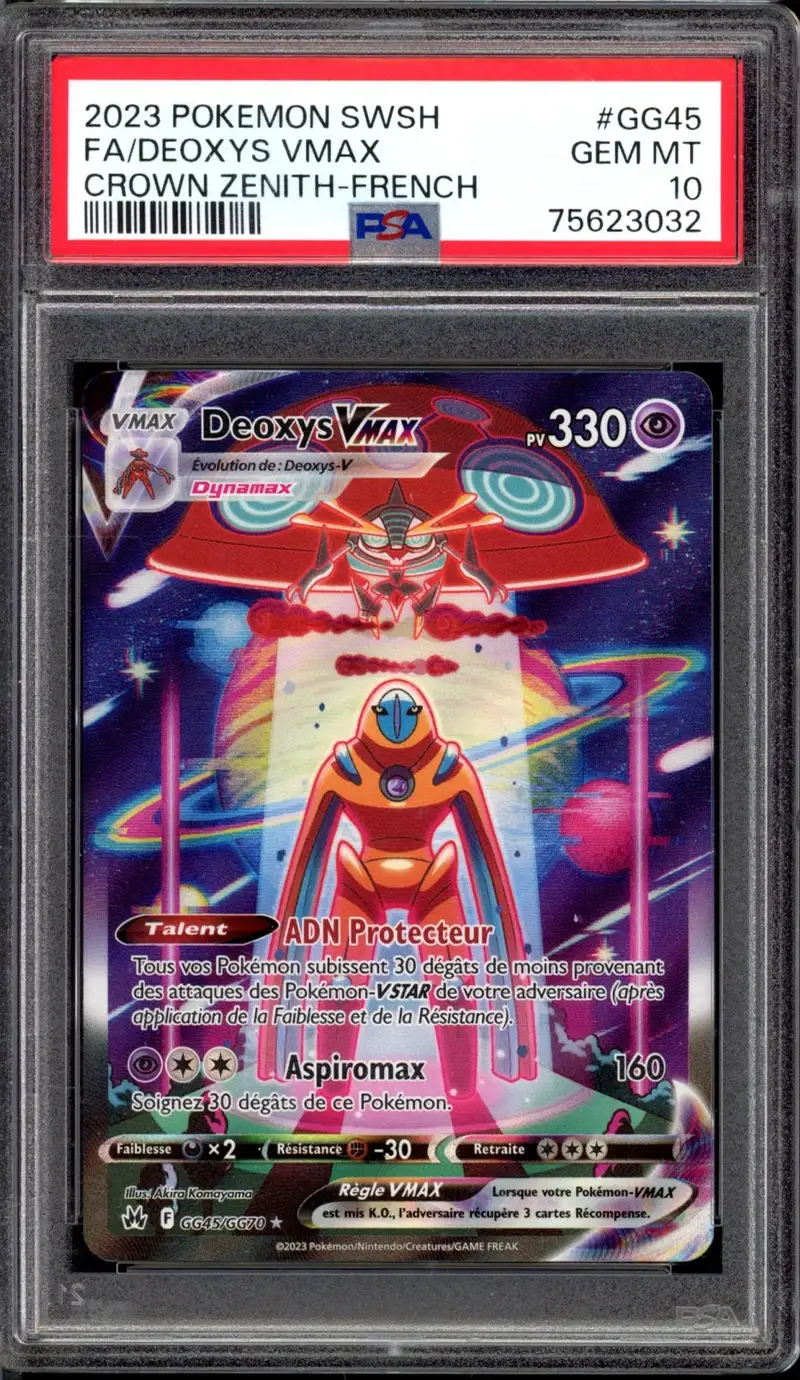 PSA 10 Deoxys VMax