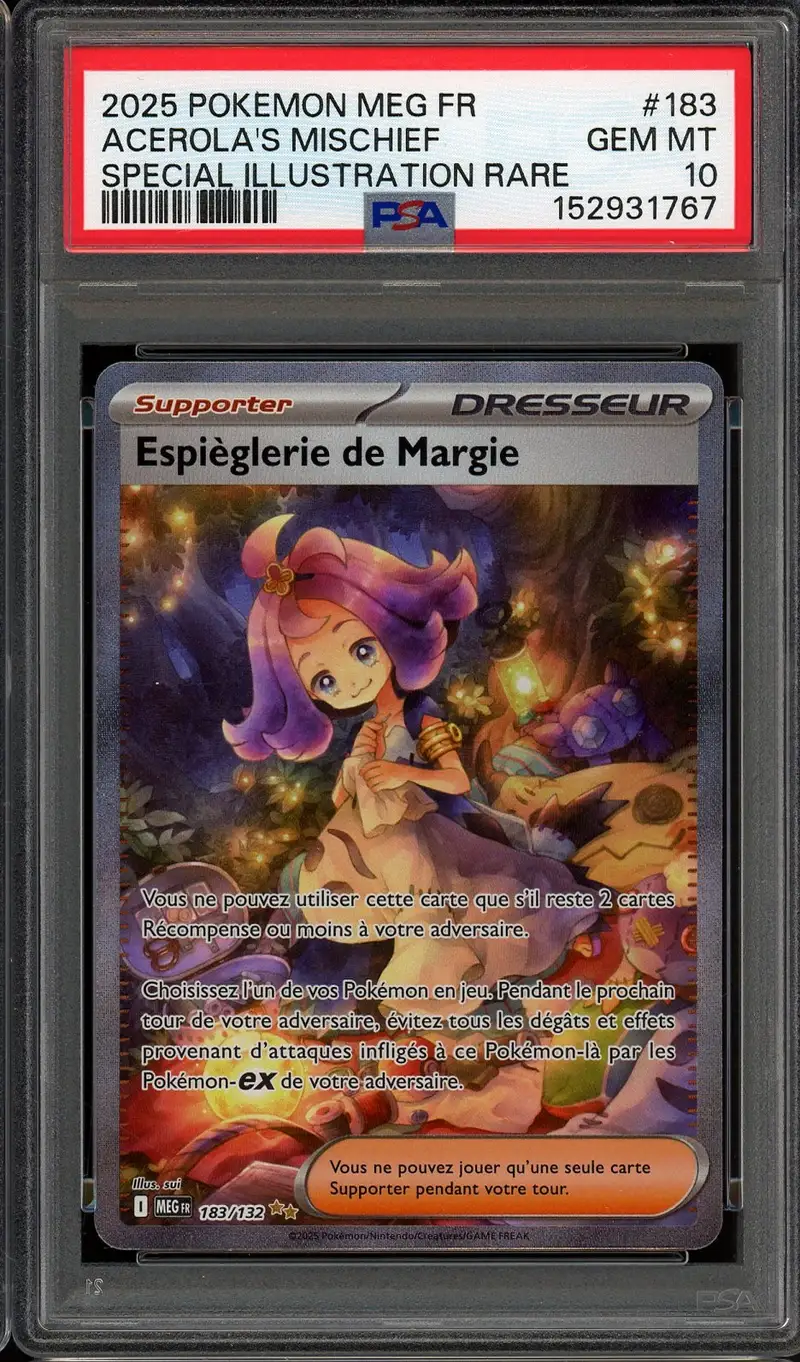 PSA 10 Espièglerie de Margie