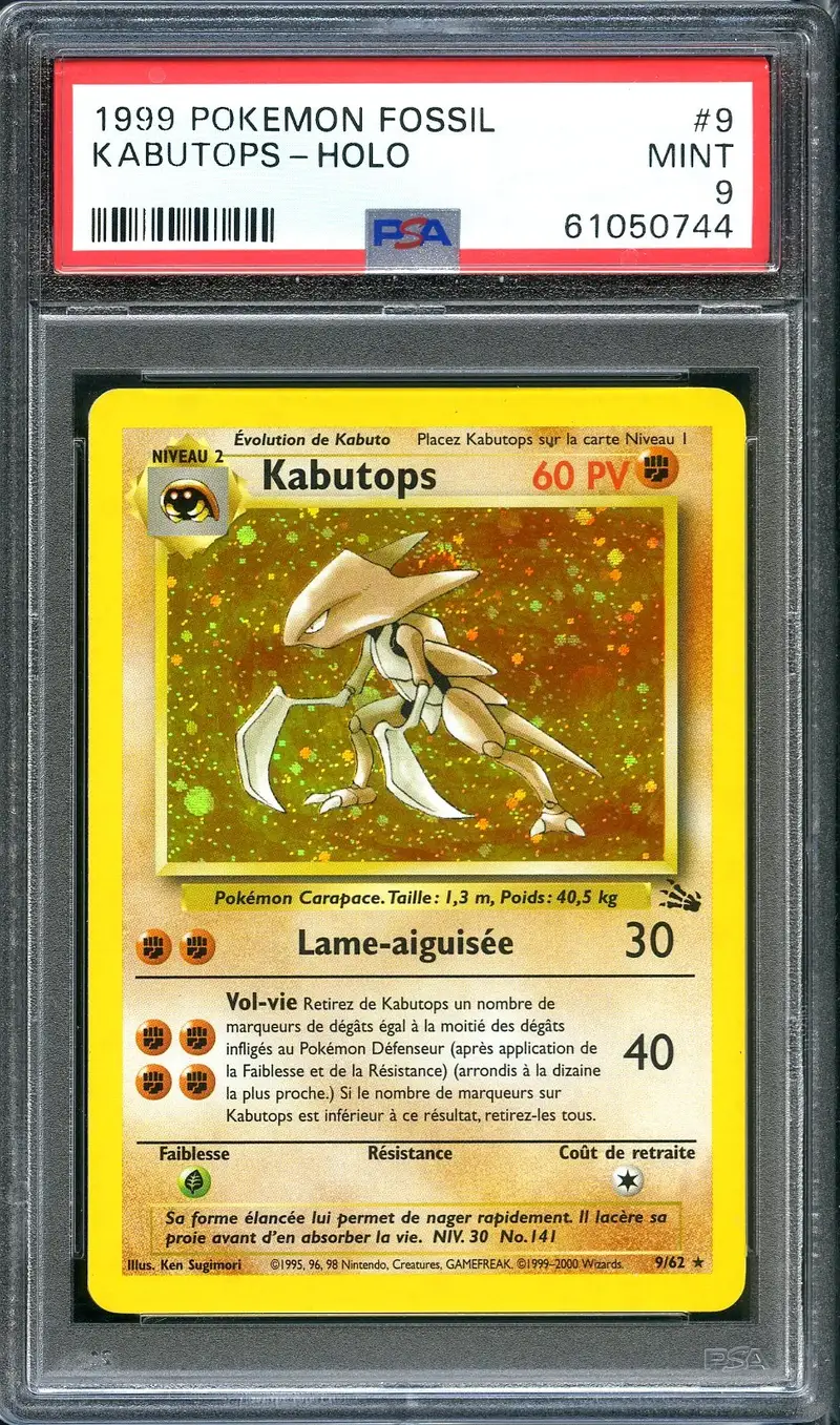 PSA 9 Kabutops Holo