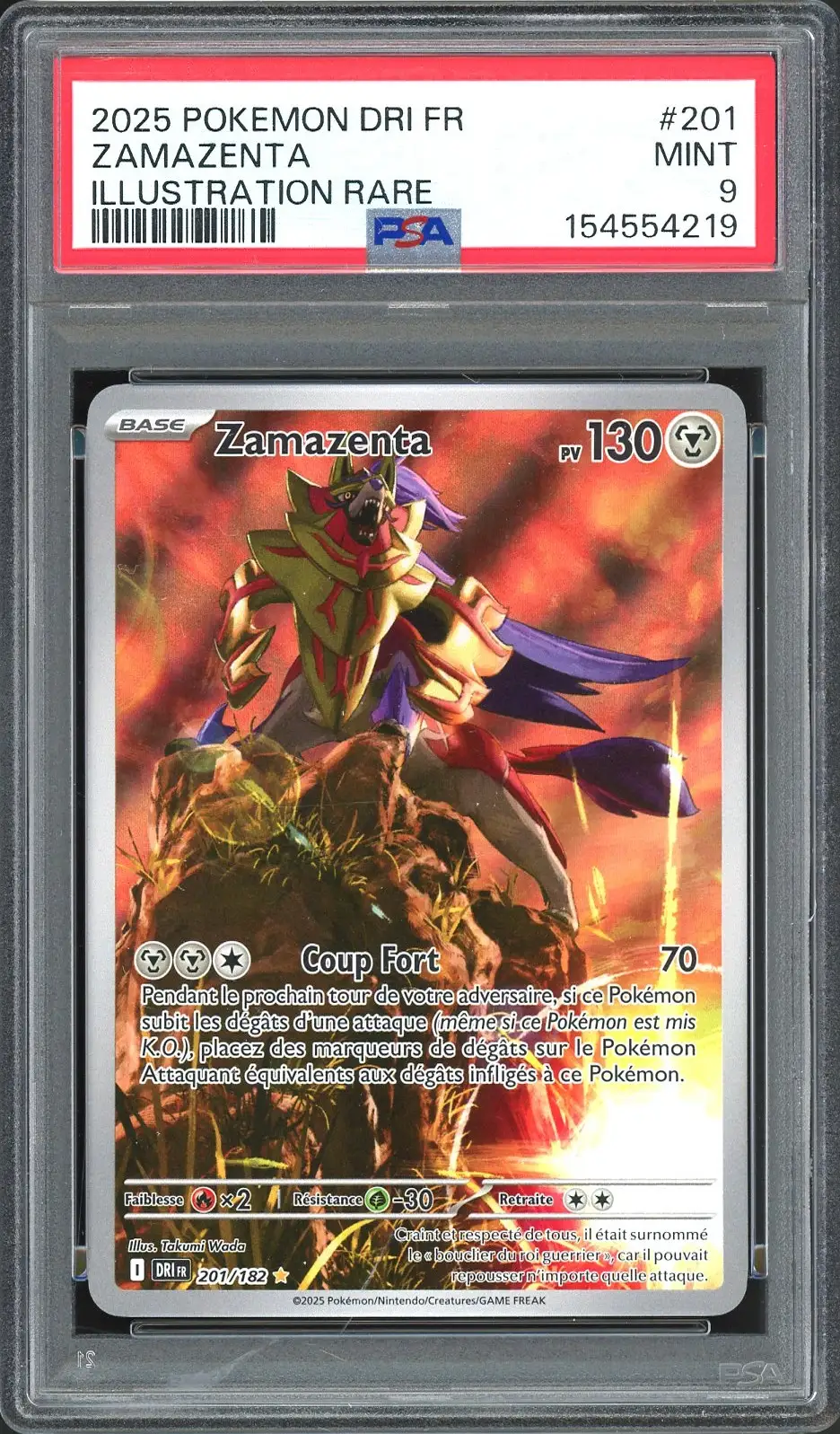 PSA 9 Zamazenta