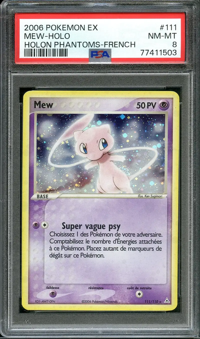 PSA 8 Mew Holo