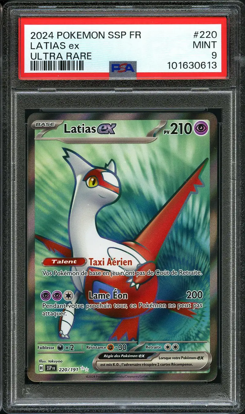 PSA 9 Latias Ex