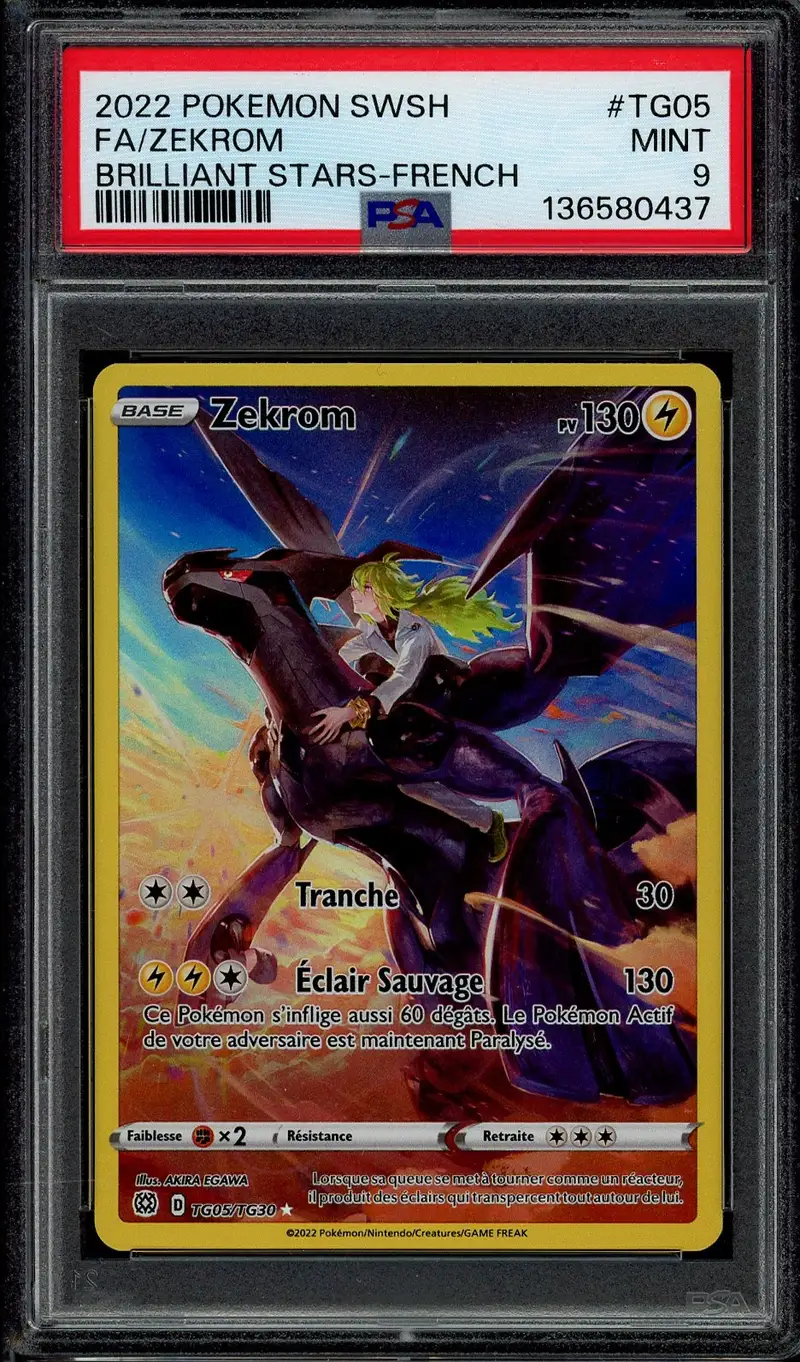 PSA 9 Zekrom