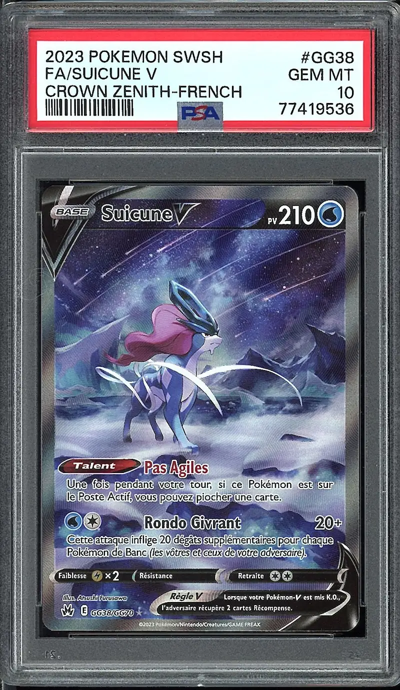 PSA 10 Suicune V