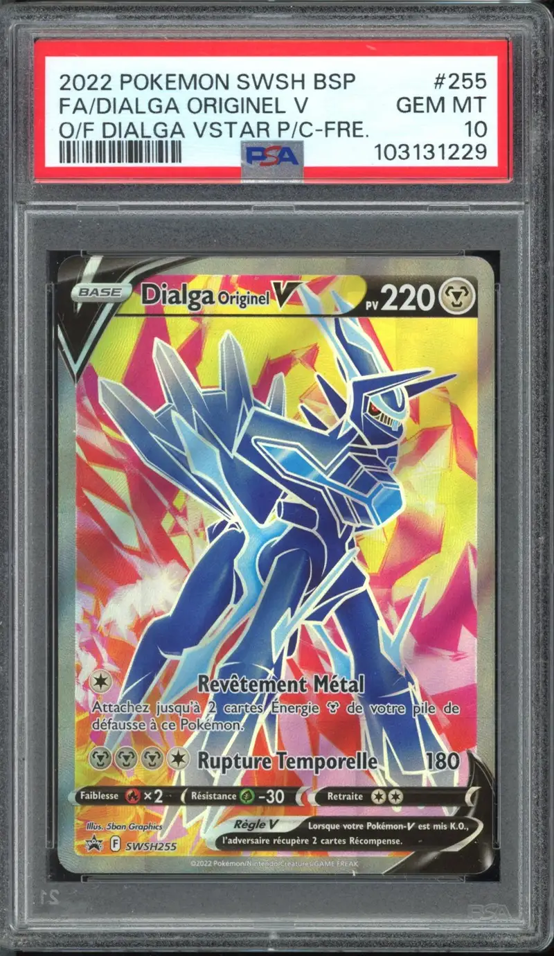 PSA 10 Dialga Forme Originel V