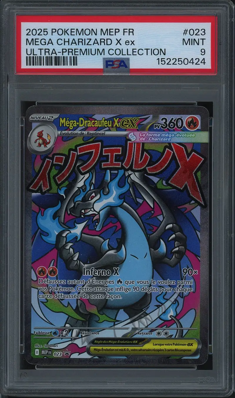 PSA 9 Méga-Dracaufeu X Ex