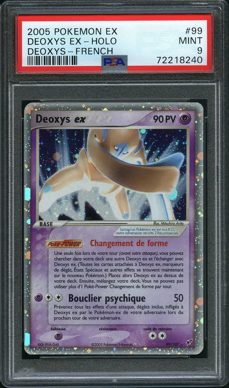 PSA 9 Deoxys Ex