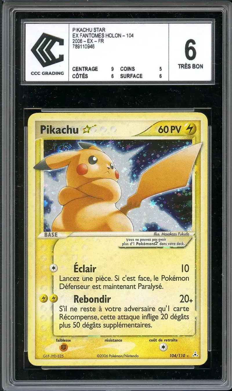 CCC 6 Pikachu Gold Star