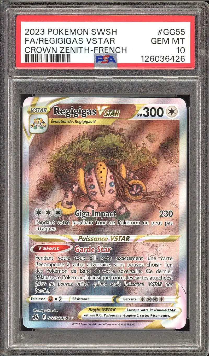 PSA 10 Regigigas VStar