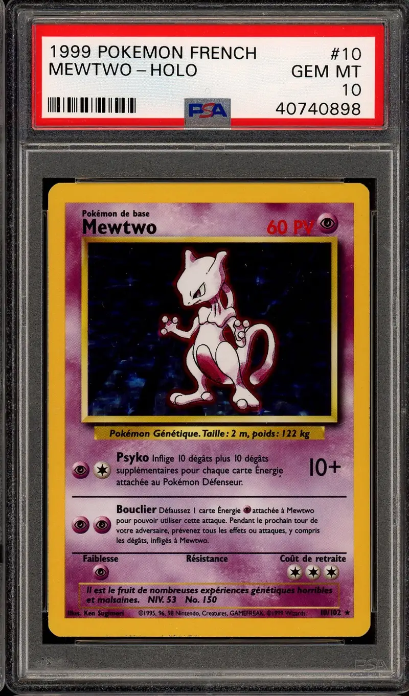 PSA 10 Mewtwo Holo