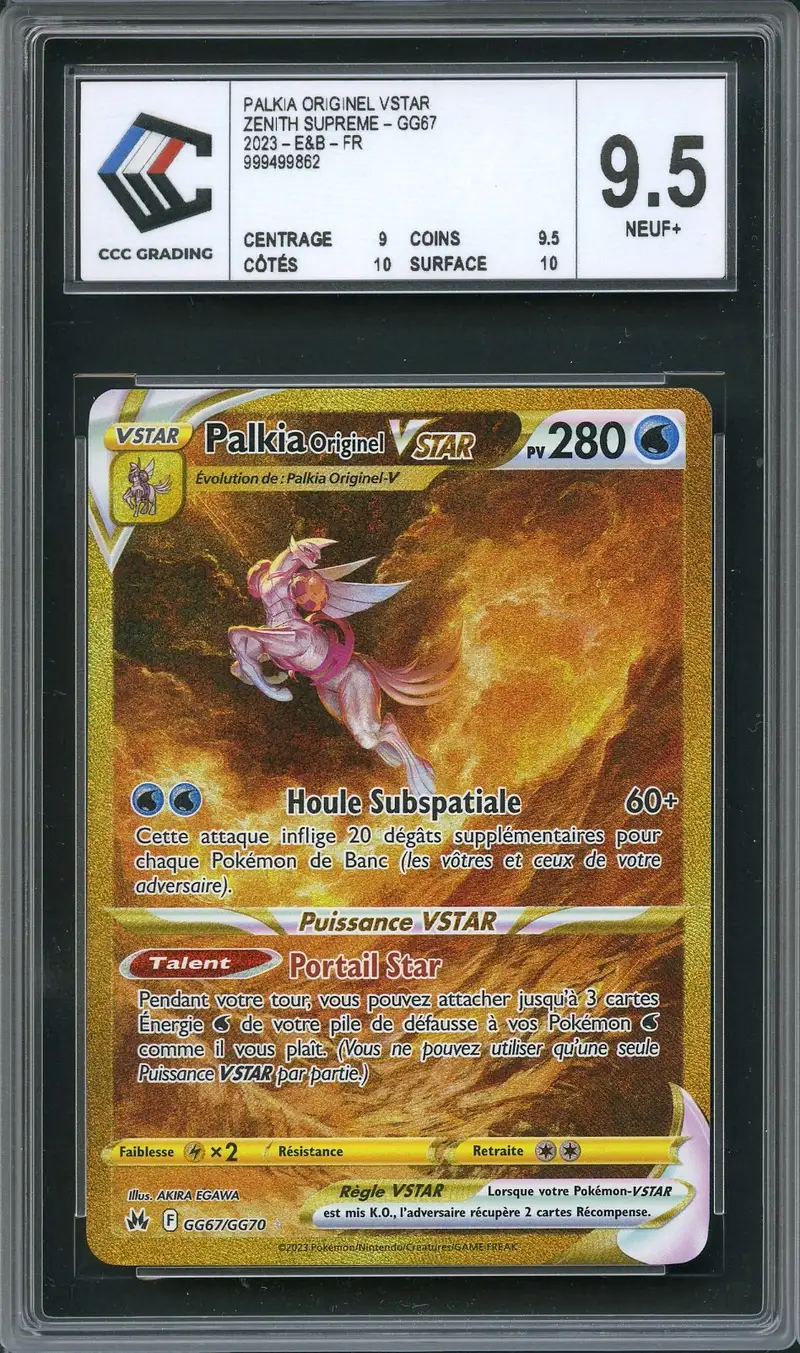 CCC 9.5 Palkia Originel VStar Gold