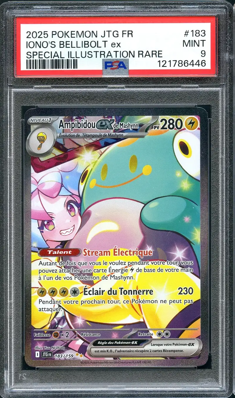 PSA 9 Ampibidou Ex de Mashynn