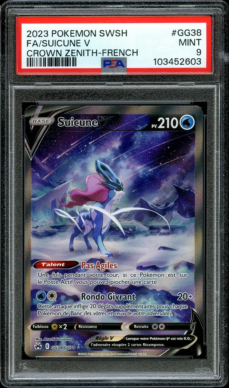 PSA 9 Suicune V