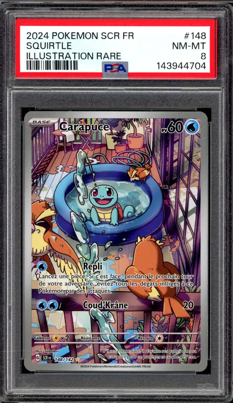 PSA 8 Carapuce