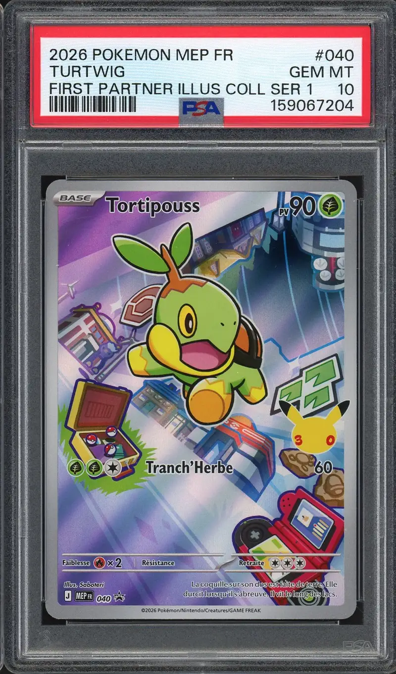 PSA 10 Tortipouss
