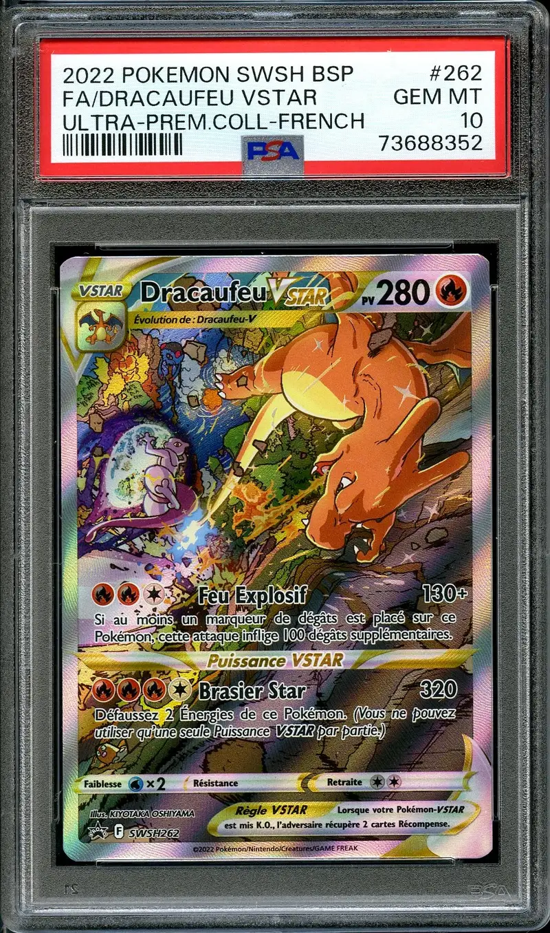 PSA 10 Dracaufeu VStar