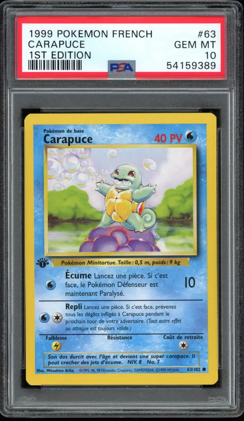 PSA 10 Carapuce