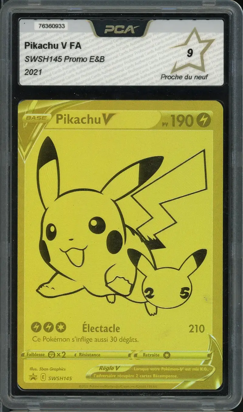 PSA 7 Pikachu