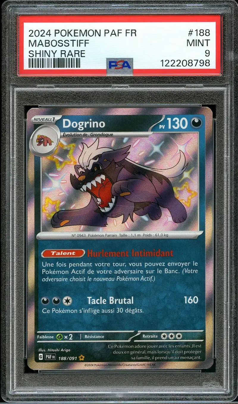 PSA 9 Dogrino Shiny