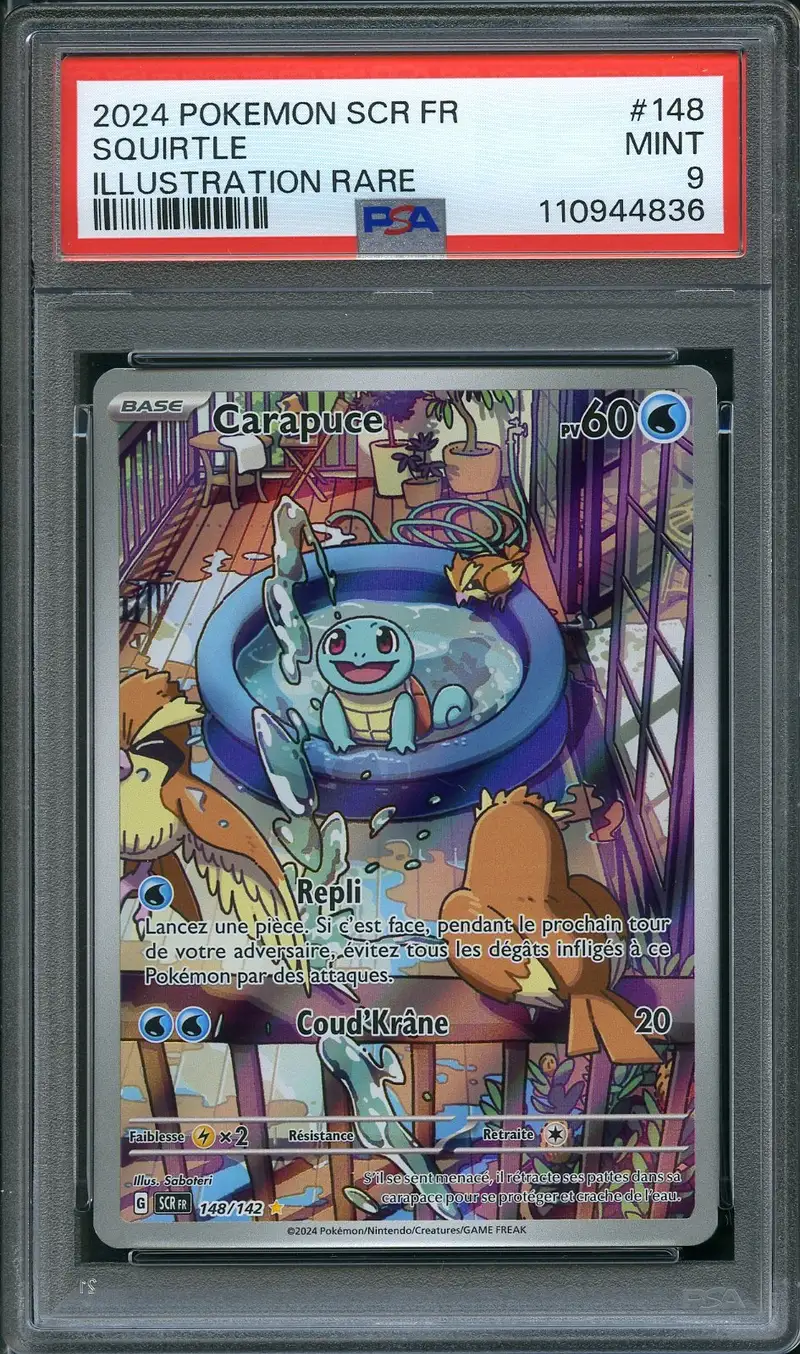 PSA 9 Carapuce