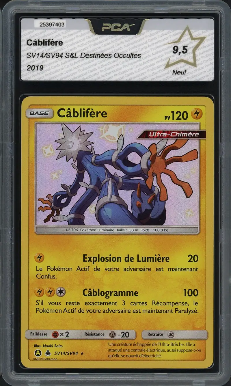 PCA 9.5 Câblifère Holo Shiny