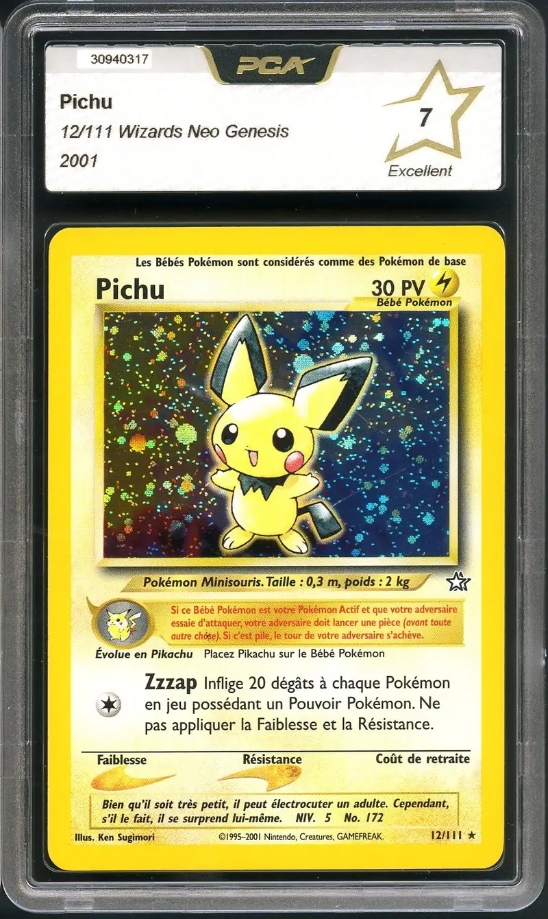 PCA 7 Pichu Holo