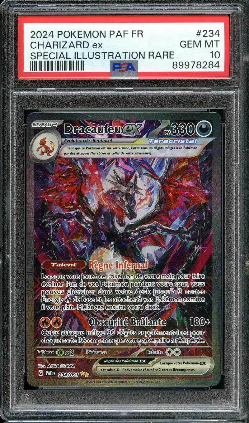 PSA 10 Dracaufeu Ex