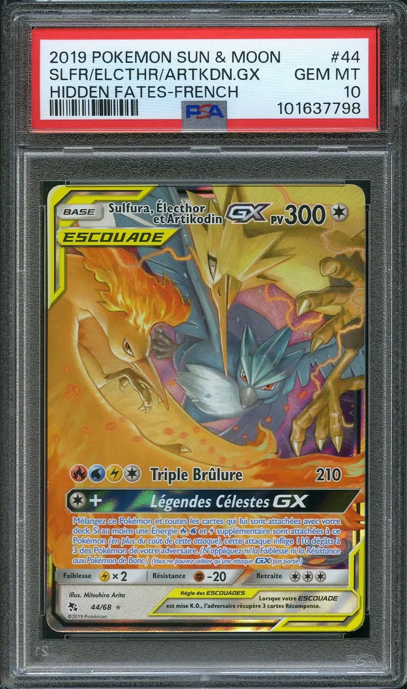 PSA 10 Sulfura, Électhor et Artikodin Gx