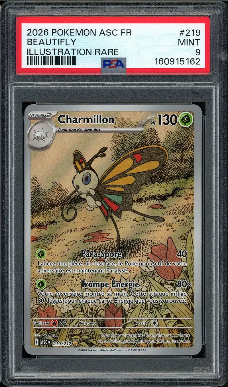 PSA 9 Charmillon
