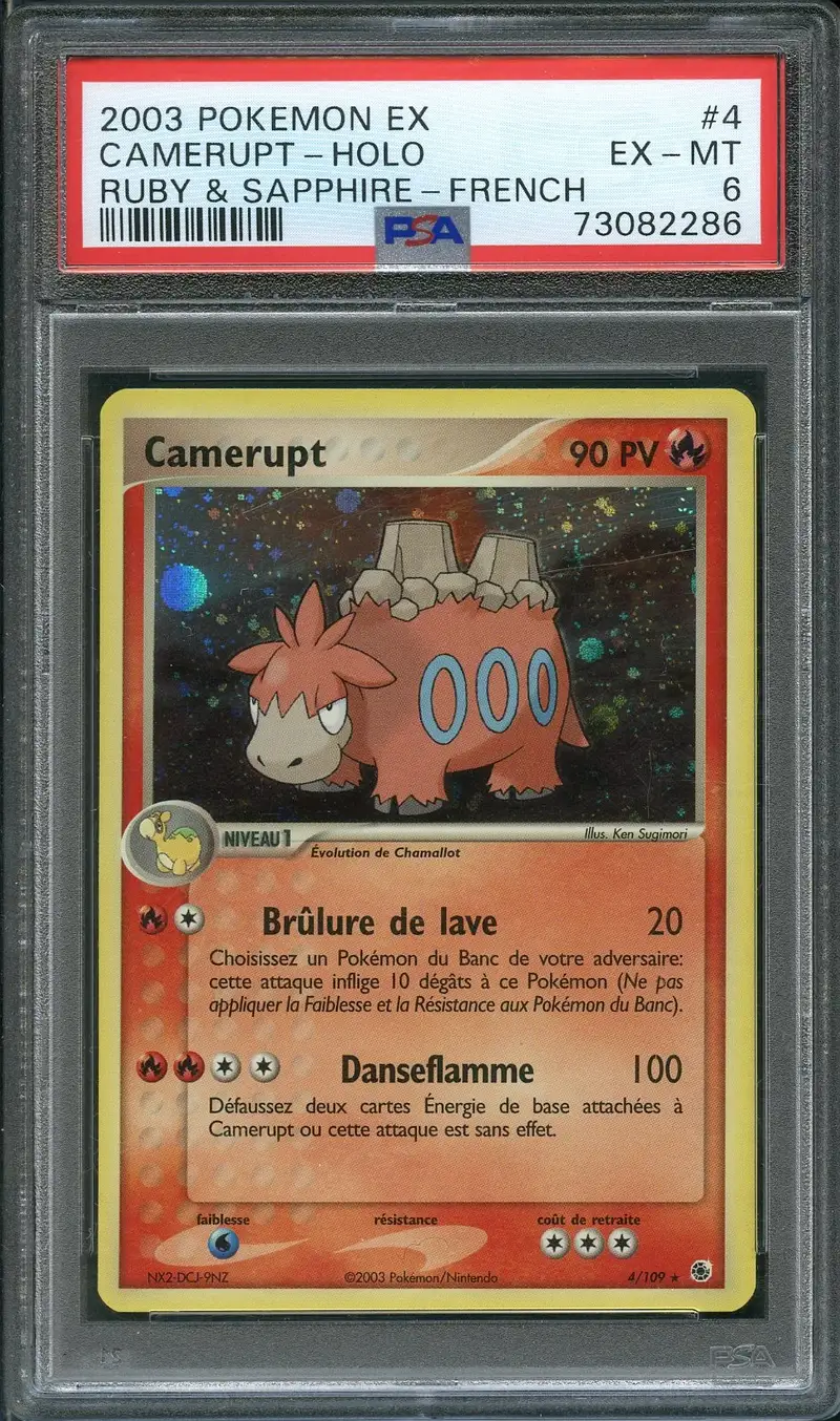 PSA 6 Camerupt Holo