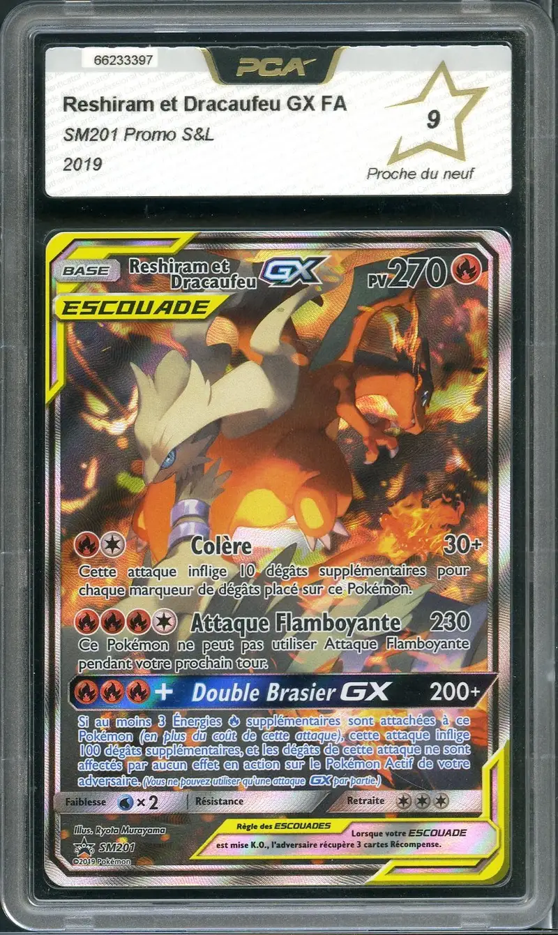 PCA 9 Reshiram et Dracaufeu Gx
