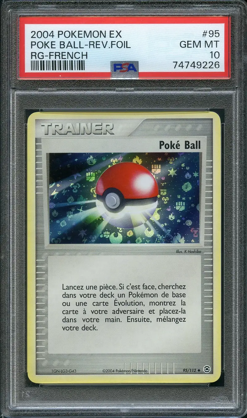 PSA 10 Poké Ball Reverse