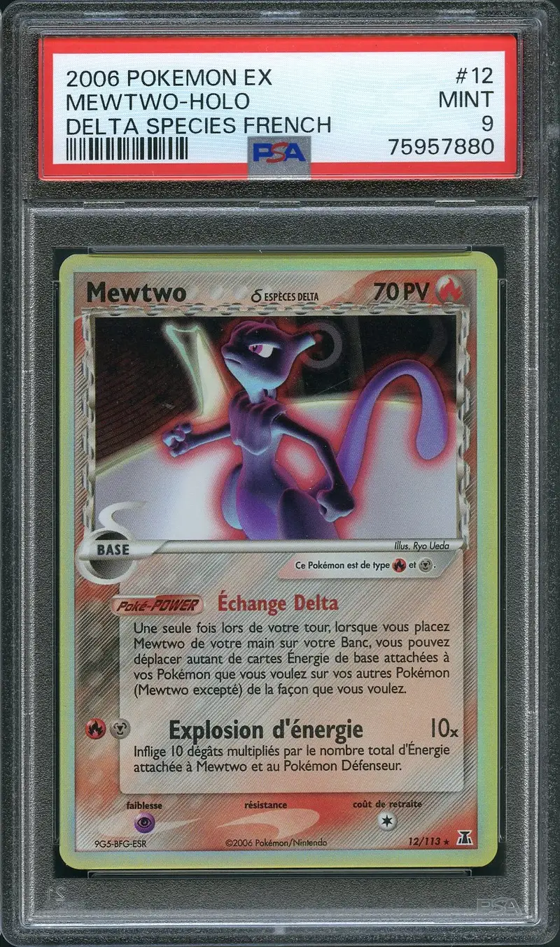 PSA 9 Mewtwo Holo