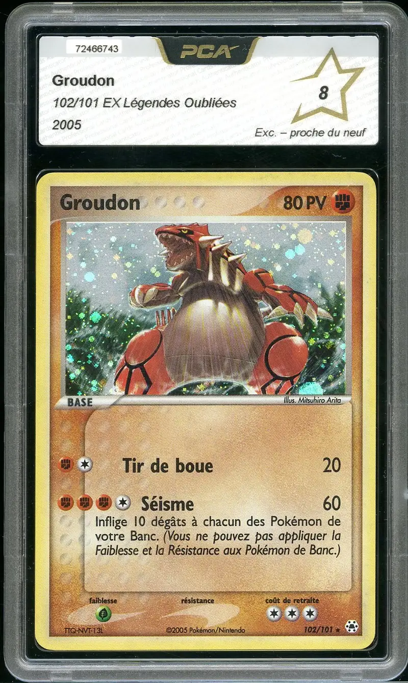 PCA 8 Groudon Holo