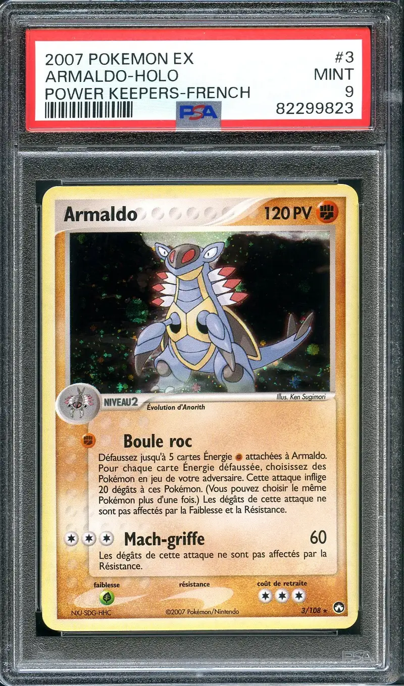 PSA 9 Armaldo Holo