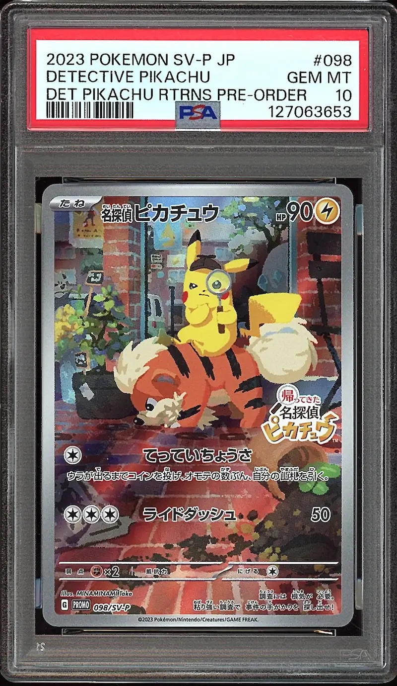 PSA 10 Detective Pikachu