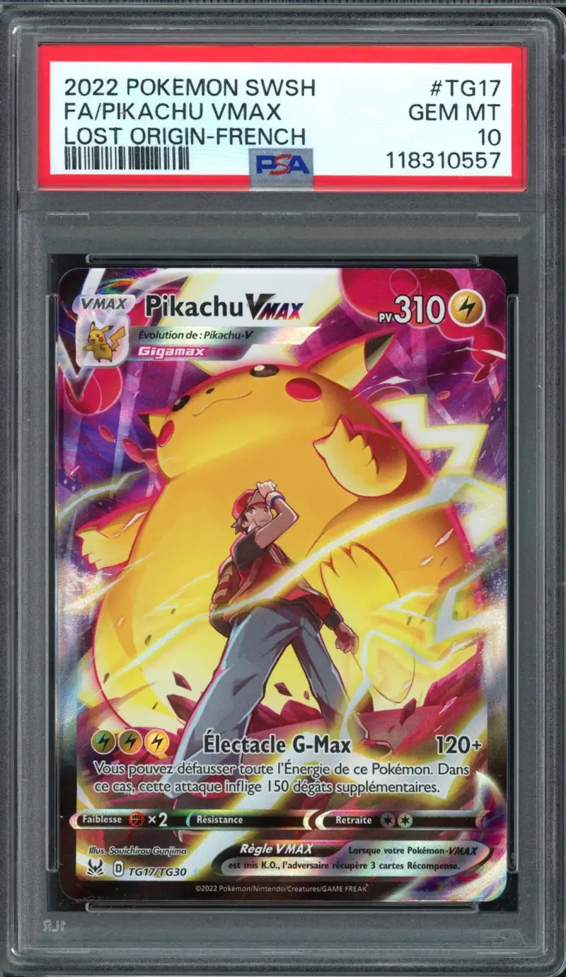 PSA 10 Pikachu VMax