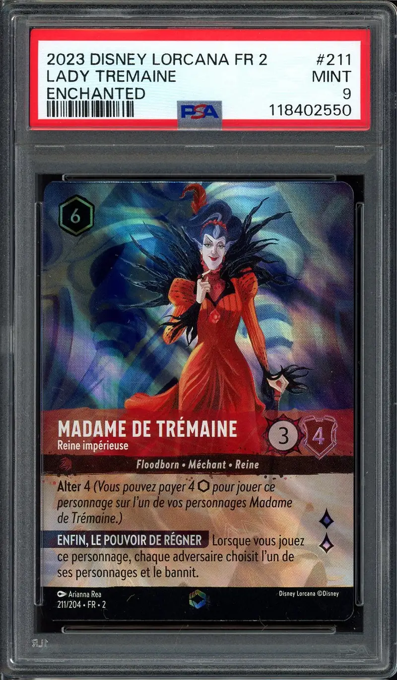 PSA 9 Reine impérieuse Rubis