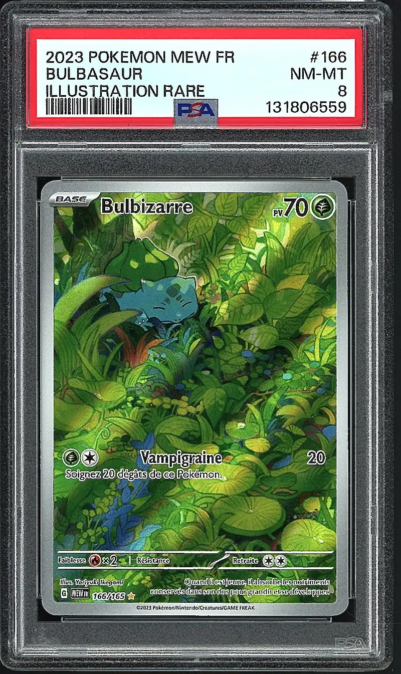 PSA 8 Bulbizarre