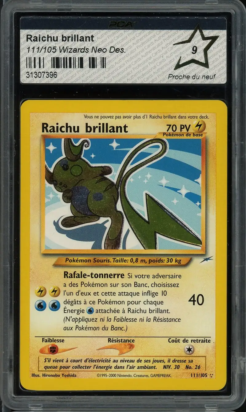 PCA 9 Raichu Brillant Holo