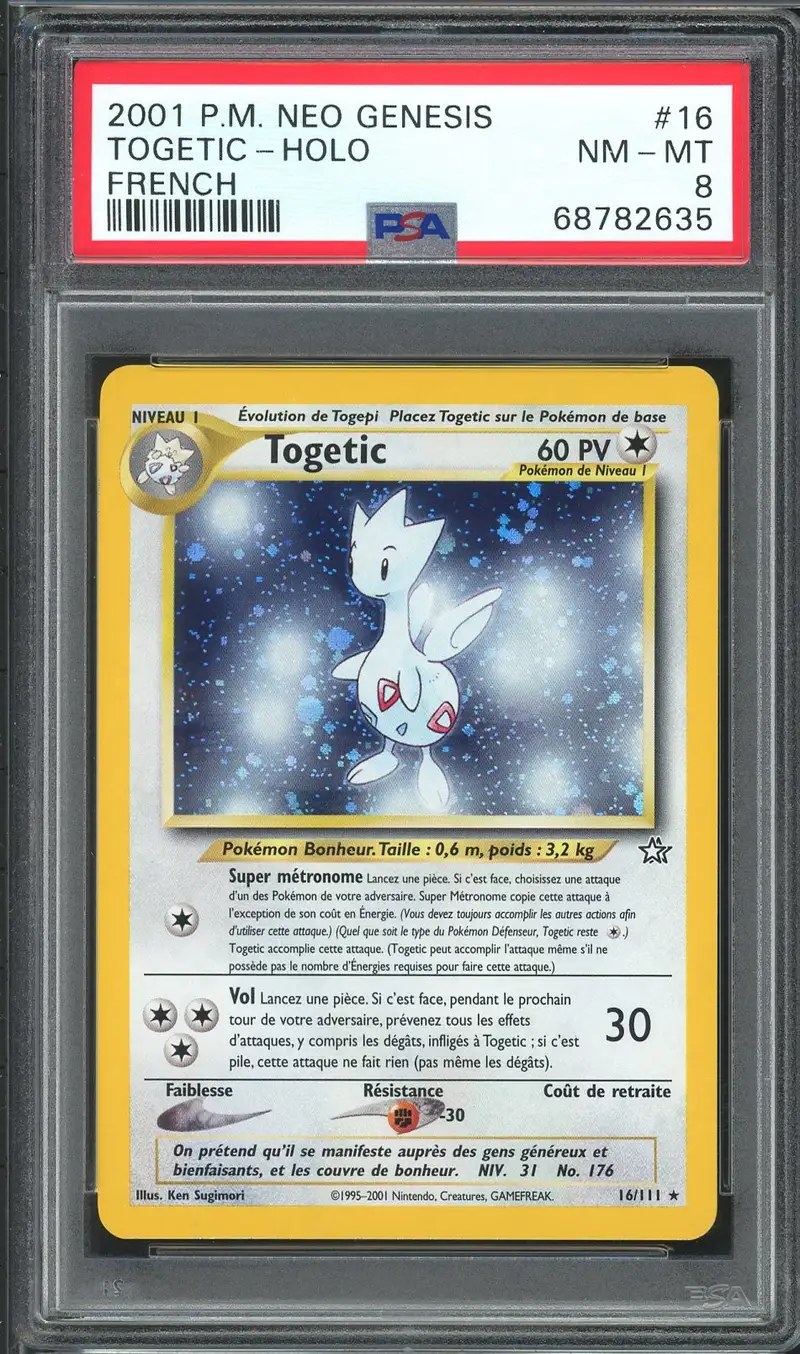 PSA 8 Togetic Holo
