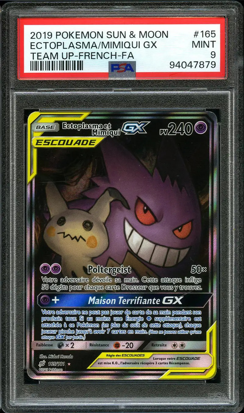 PSA 9 Ectoplasma et Mimiqui Gx
