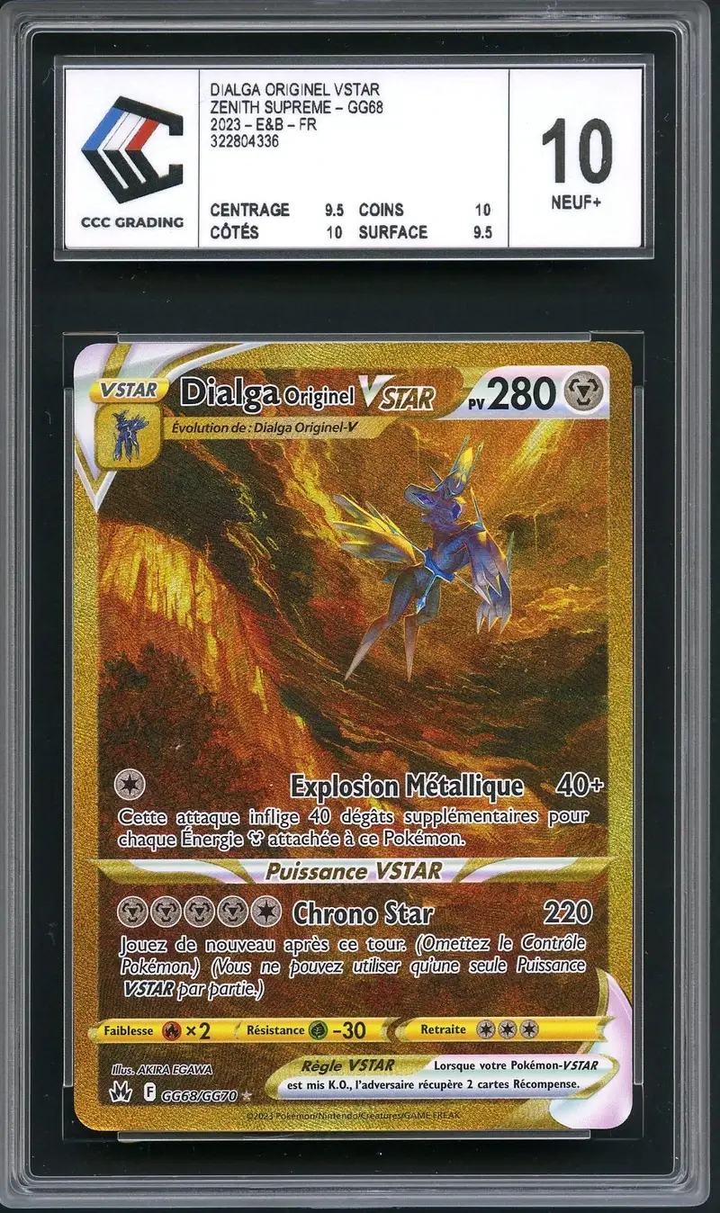 CCC 10 Dialga Originel VStar Gold