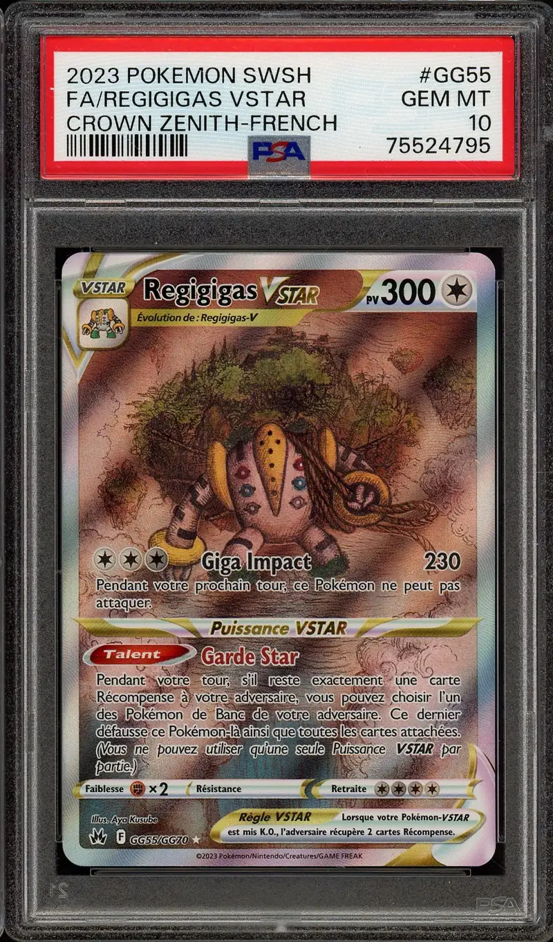 PSA 10 Regigigas VStar