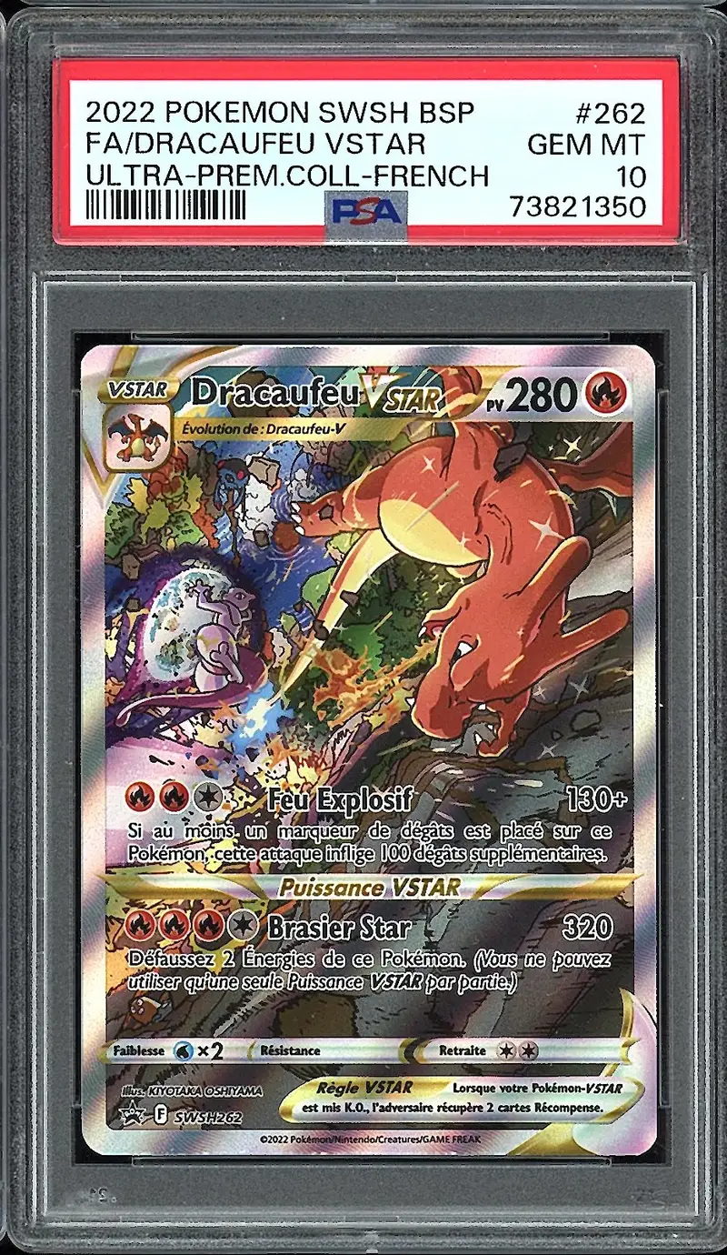 PSA 10 Dracaufeu VStar