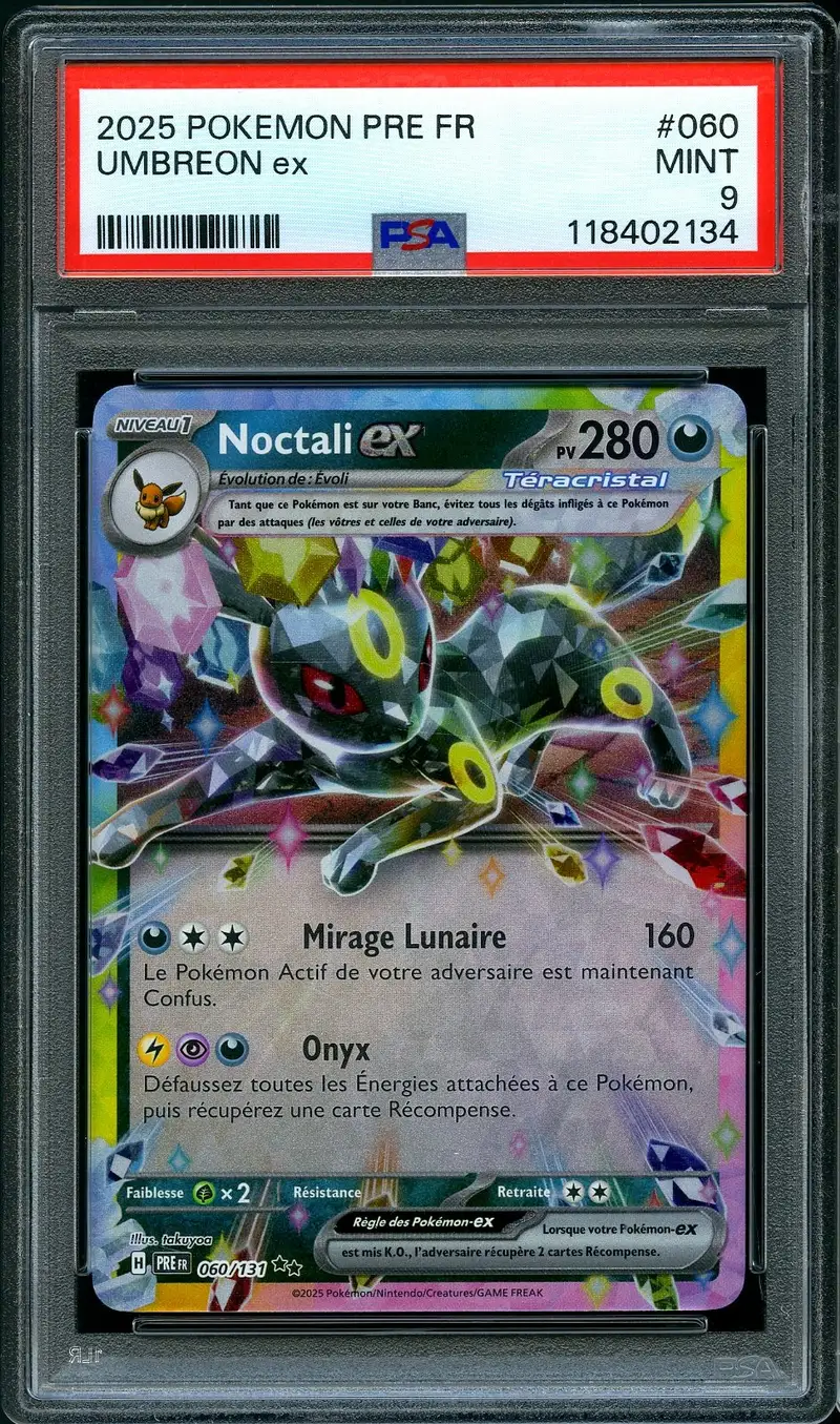 PSA 9 Noctali Ex